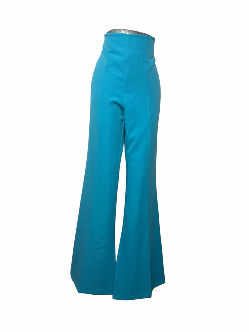 NWT Nasty Gal Turquoise Tailored Super Flare Co-Ord Trousers Sz UK 14/US 10